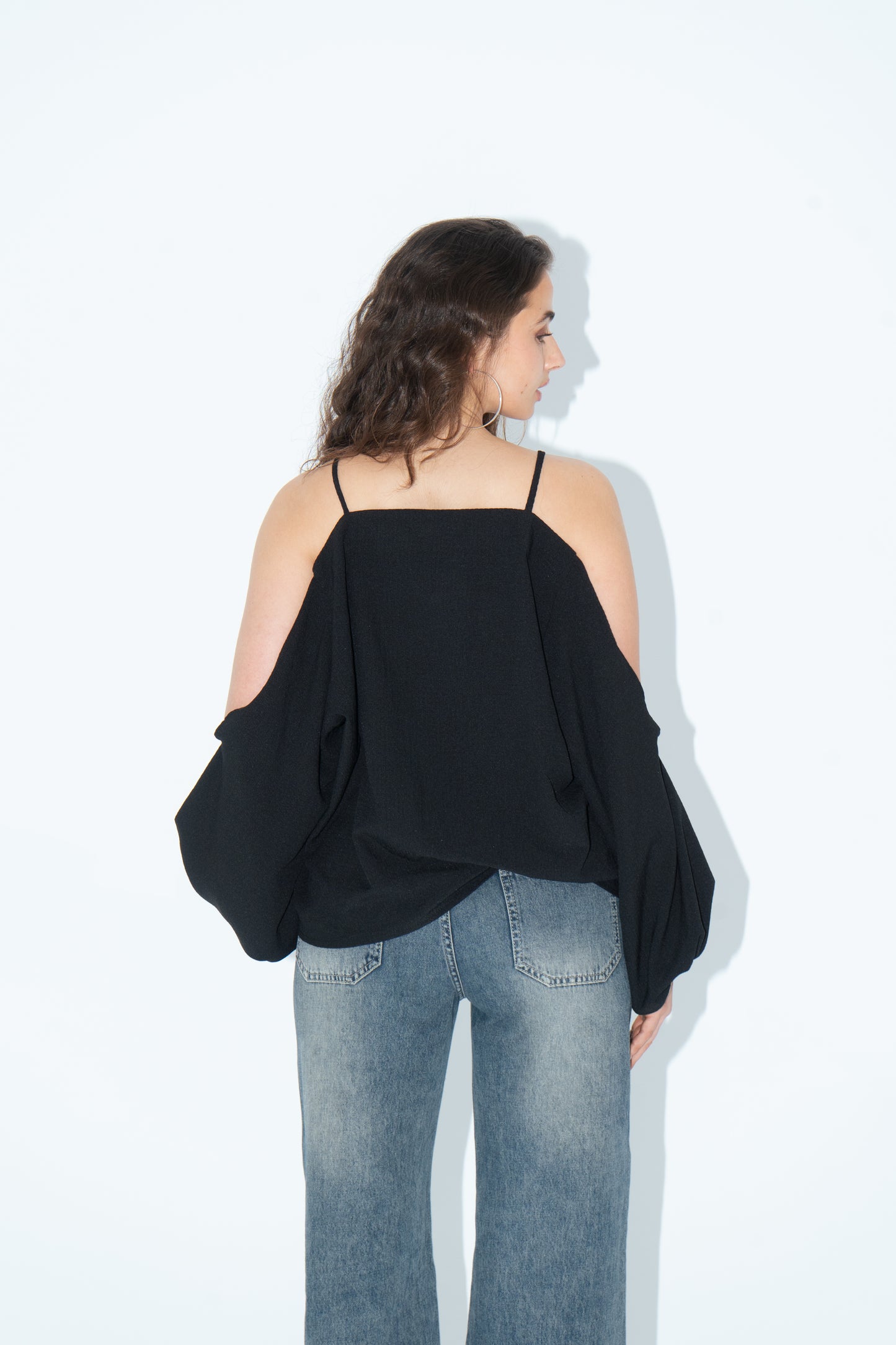 Cold-Shoulder Blouse