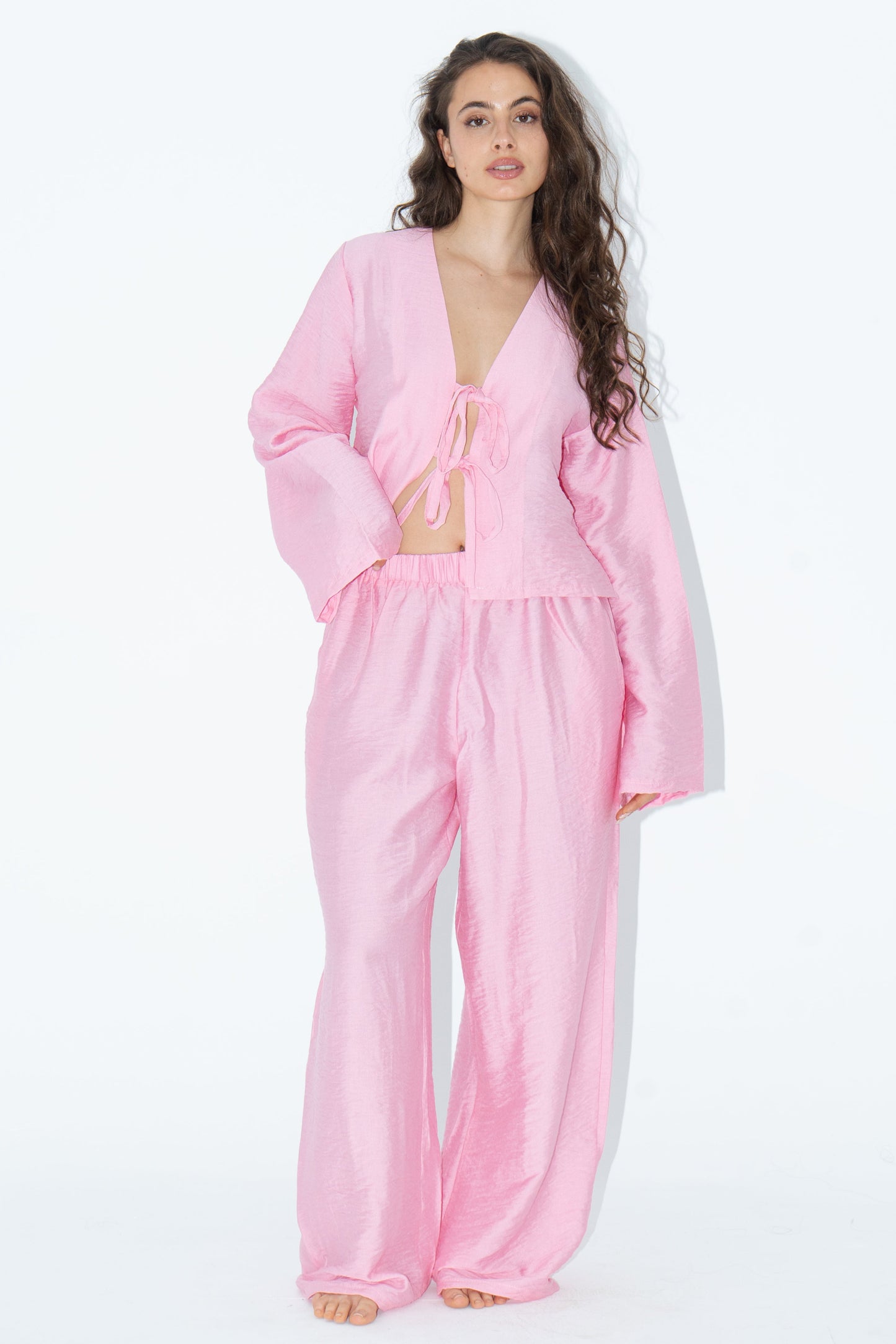 Boho Linen Full Set - Pink