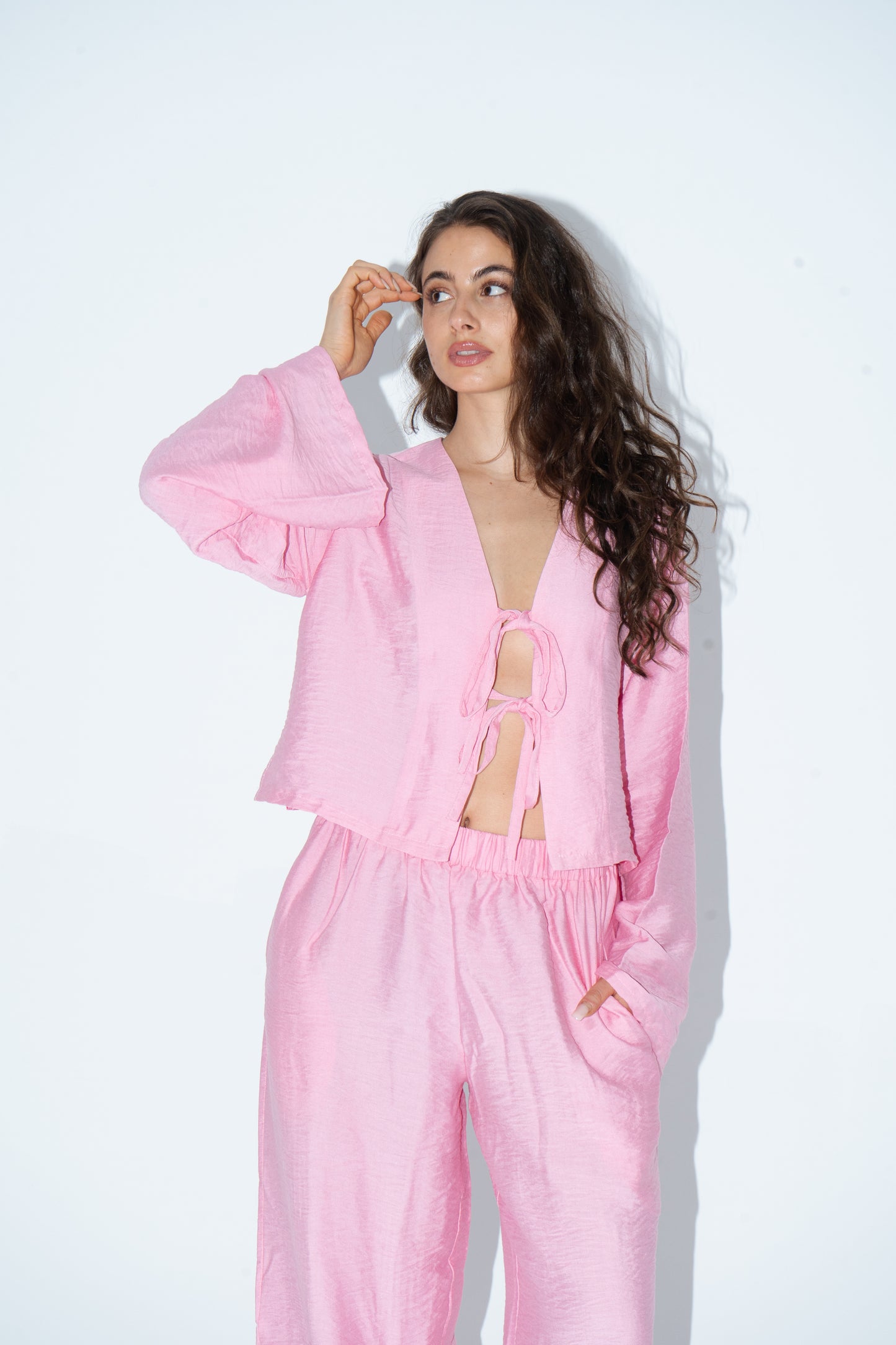 Boho Linen Full Set - Pink