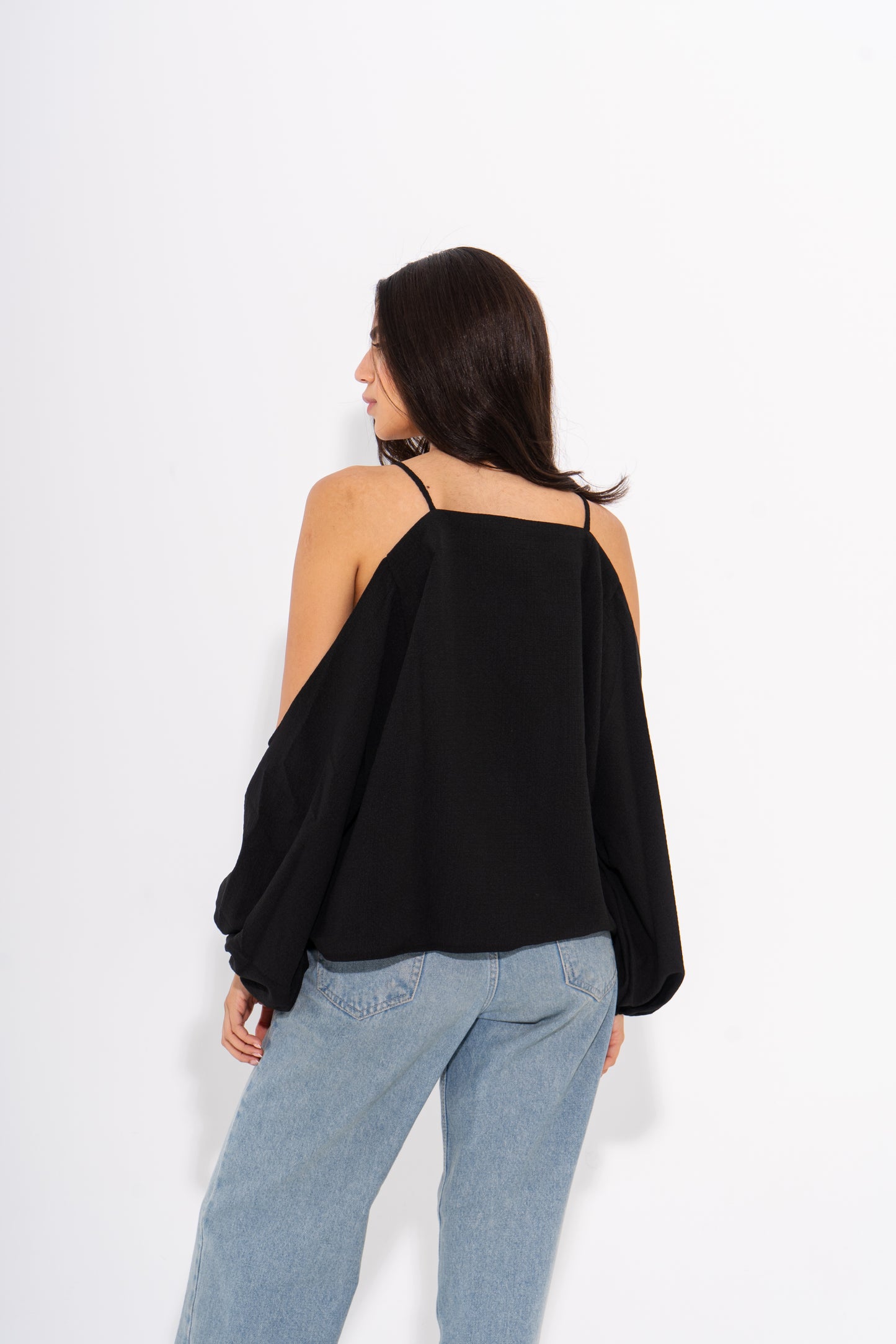 Cold-Shoulder Blouse