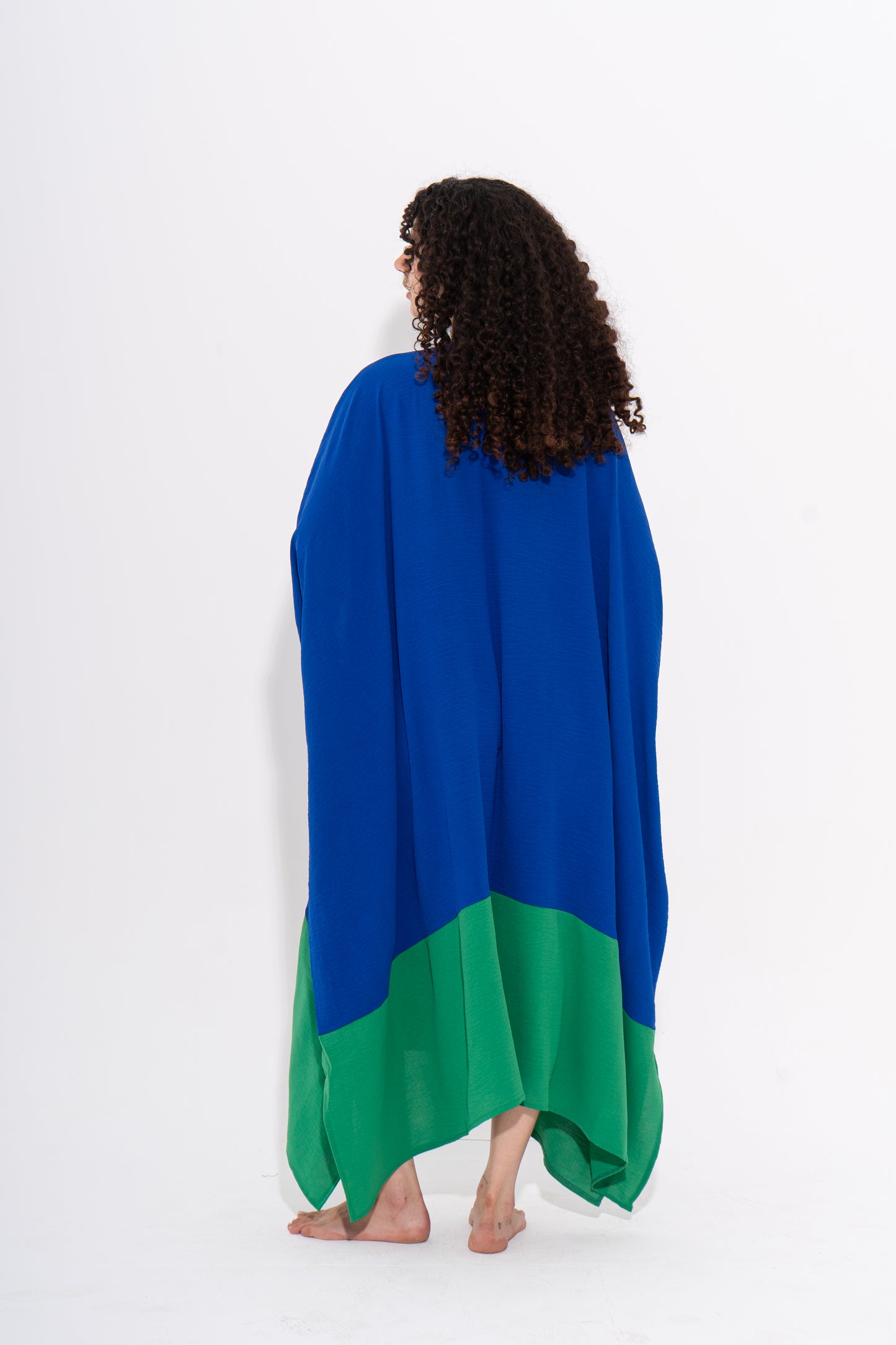 Blue & Green Sunny Kaftan