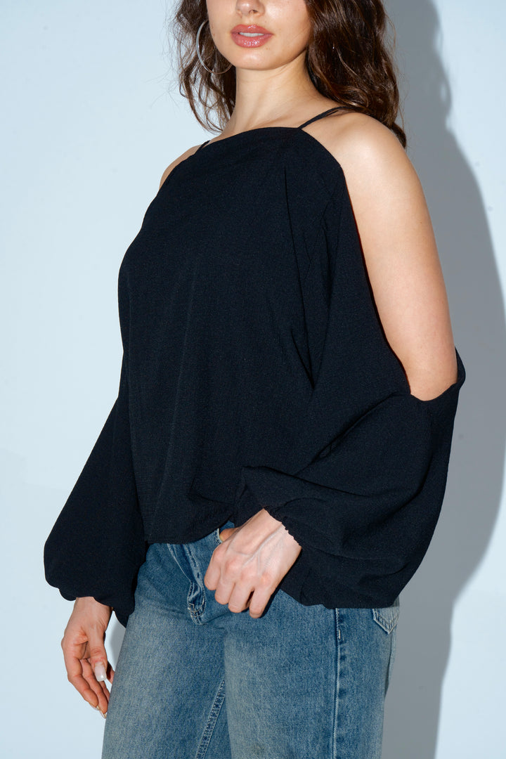 Cold-Shoulder Blouse