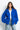 Teddy Fur Jacket - Royal Blue