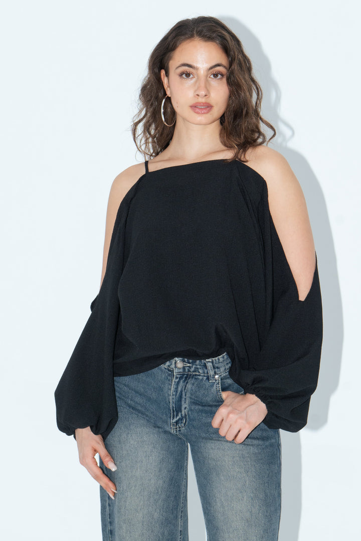 Cold-Shoulder Blouse