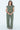 Padded-Shoulder Set -Olive