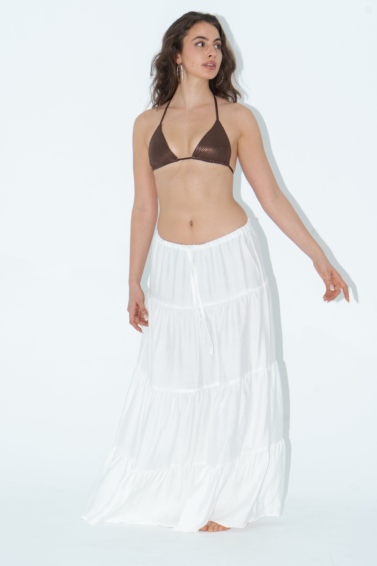 Flowy Summer Skirt - White