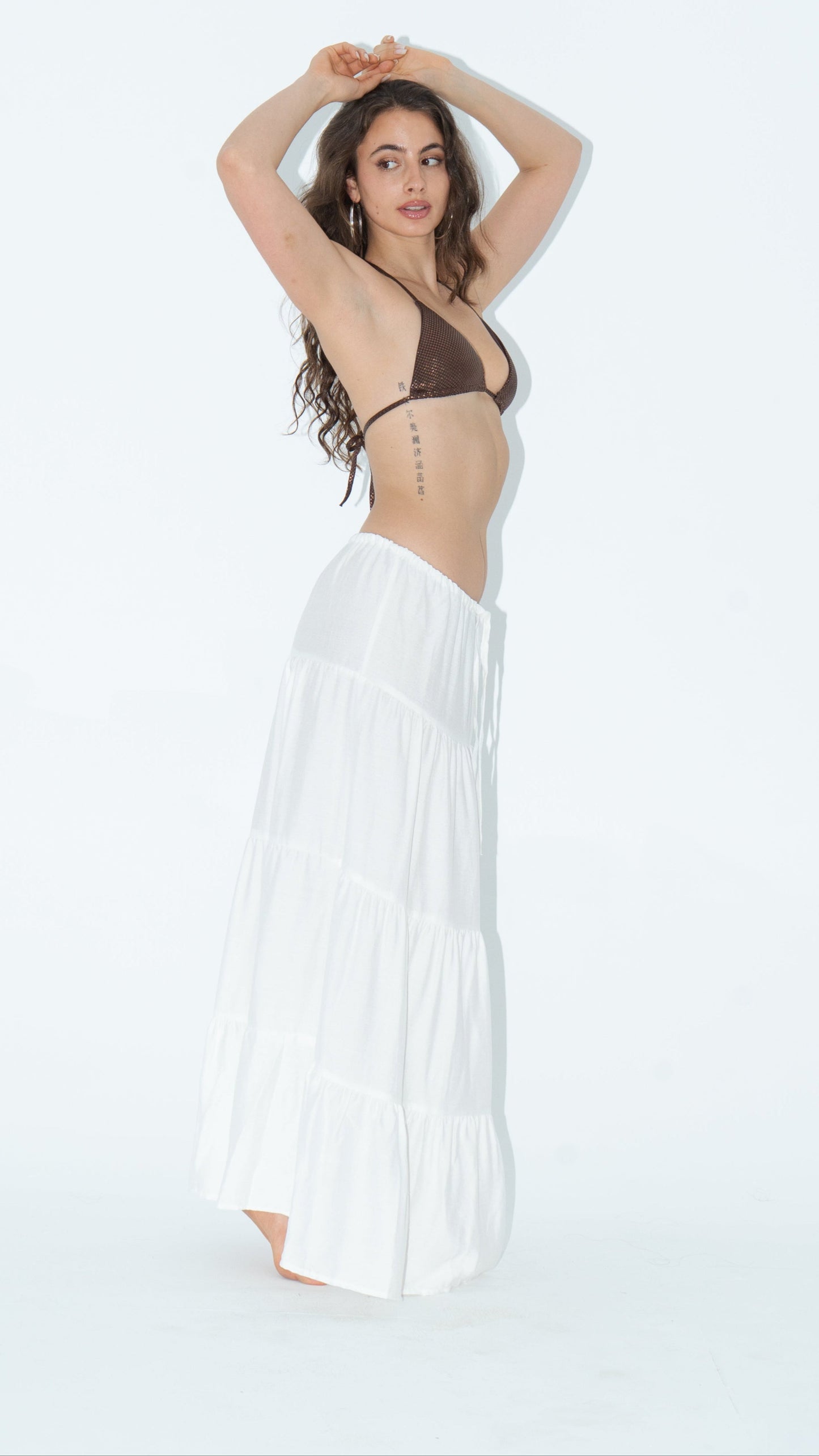 Flowy Summer Skirt - White