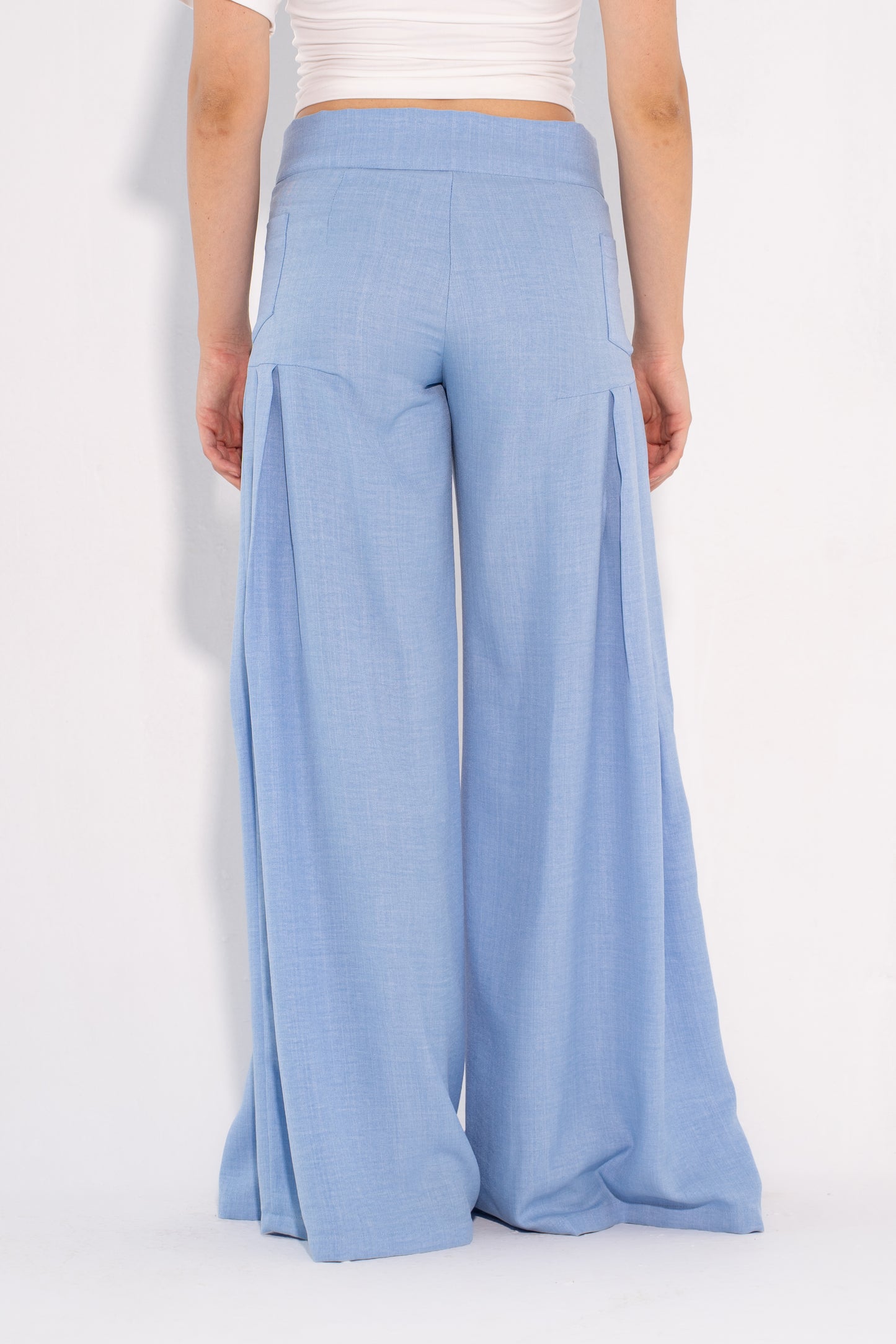 The Soft Girl Pants - Blue