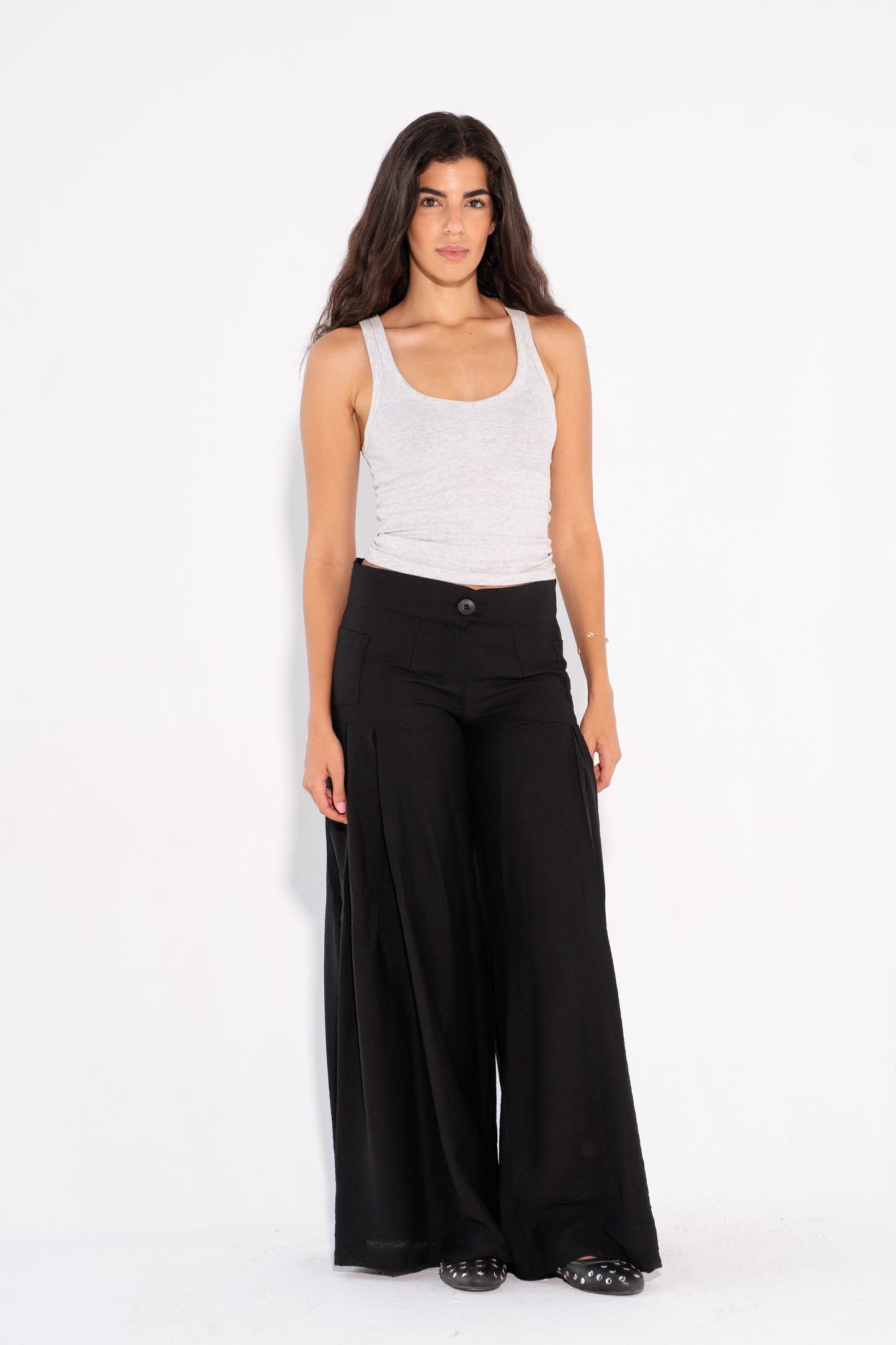 The Soft Girl Pants - Black