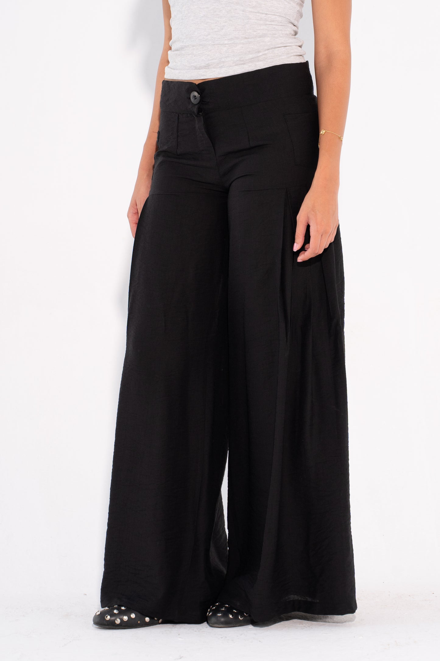 The Soft Girl Pants - Black