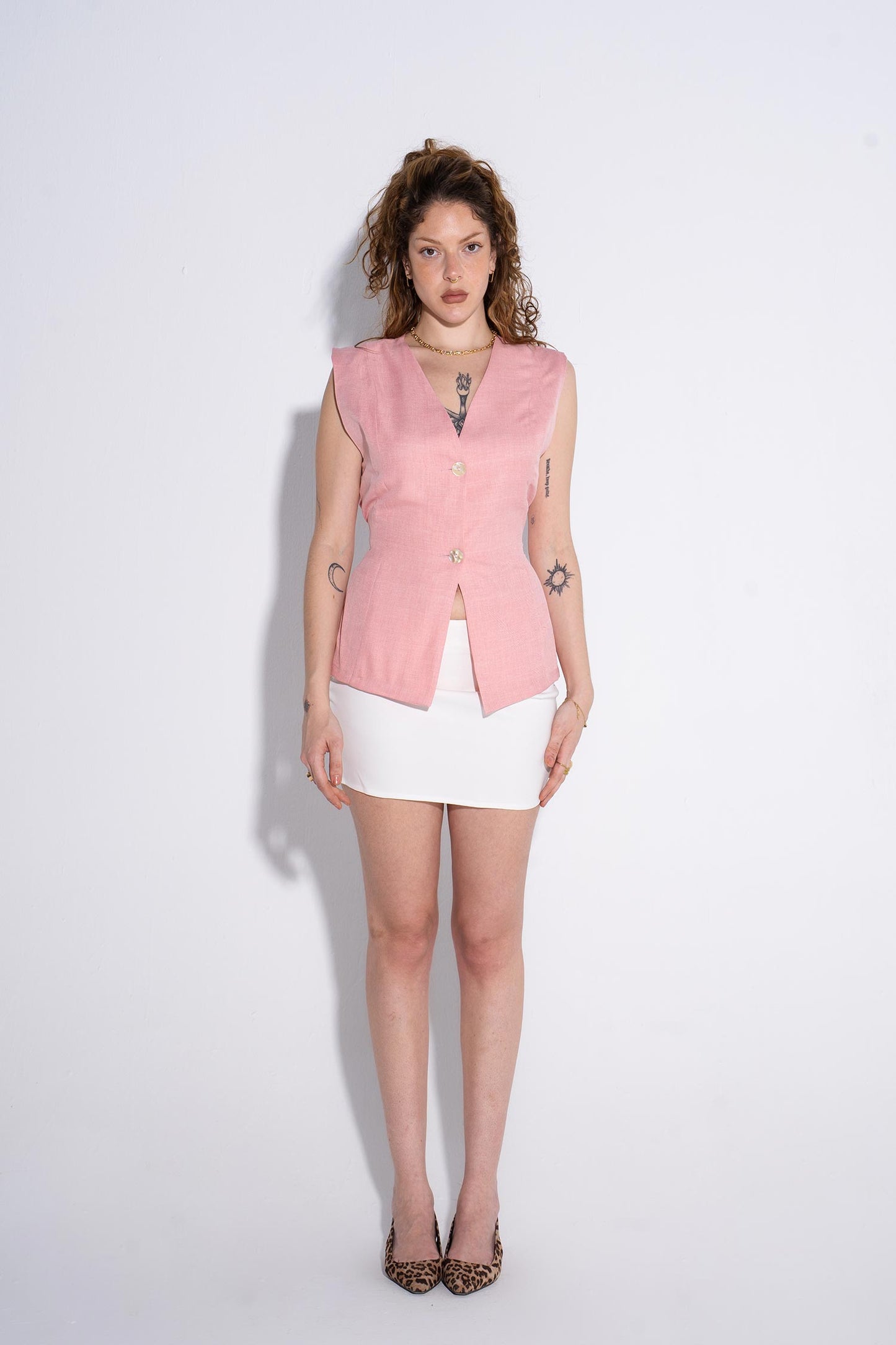 Blush Muse Vest - Pink