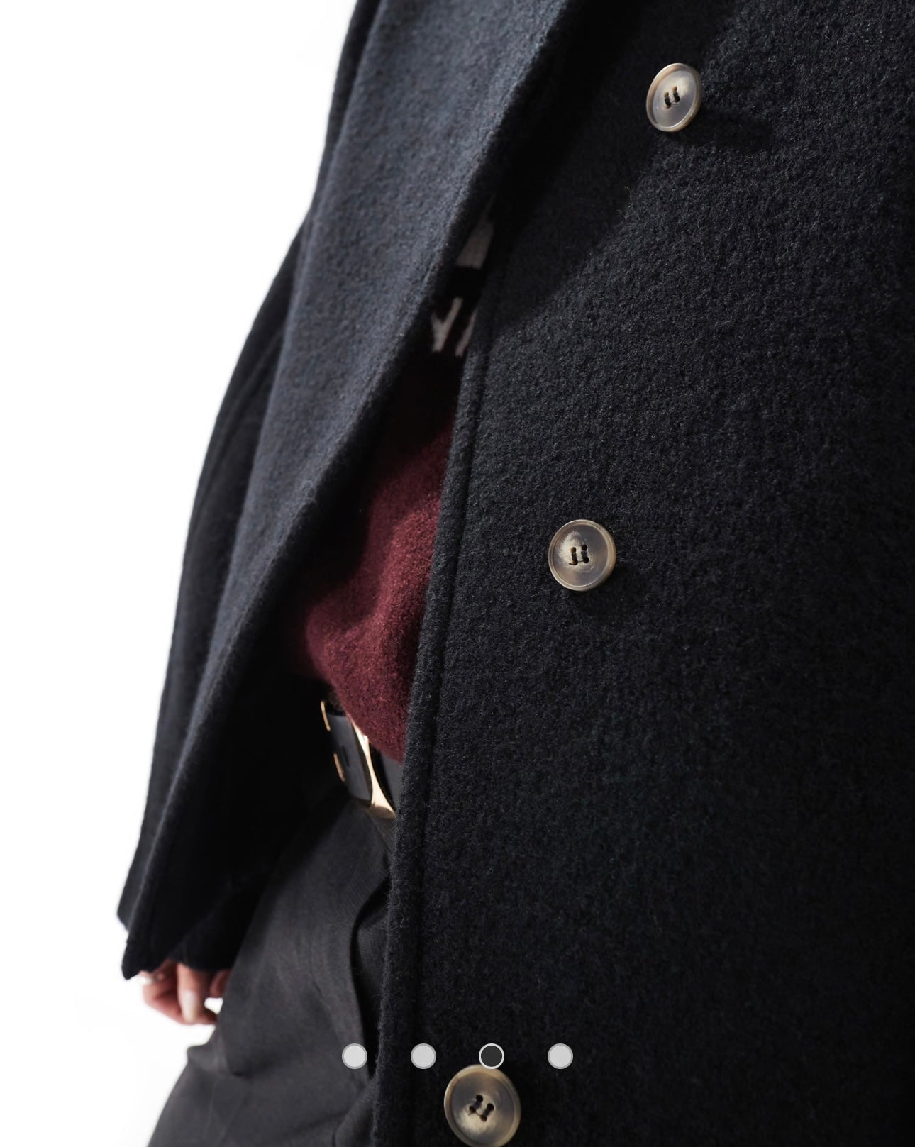 The Signature Buttons Jacket - Black