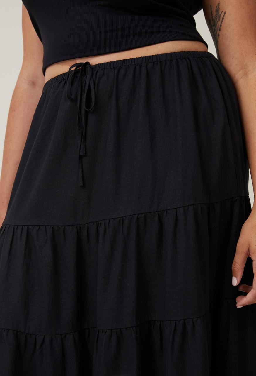 Flowy Summer Skirt - Black