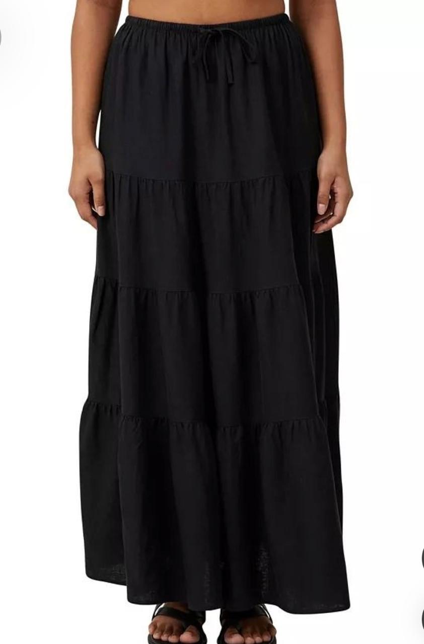 Flowy Summer Skirt - Black